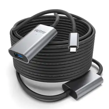 WEME 10M USB C Uzatma Kablosu Tip-C Erkek USB A Dişi USB 3.0 5Gbps Tam özellikli Genişletici Veri Kablosu Oculus VR Xbox 360