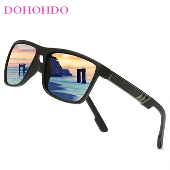 Polarize Balıkçılık HD Gözlük Erkek Kadın Güneş Gözlüğü Açık Spor Gözlük Balıkçılık Seyahat Sürüş Gözlük UV400 Güneş Gözlük Vintage
