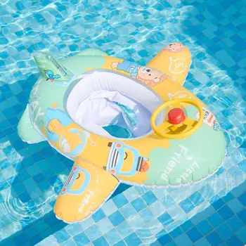 Çocuklar Yüzme Şamandıra Koltuk Tekne Havuzu Halka Eğlenceli Yüzme Oyuncak Bebek Havuzu Şamandıra PVC Yaz Yüzmek Şamandıra hava yatağı yüzme havuzu Banyo Accs