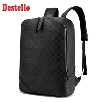 erkekler sırt çantası okul rahat büyük kapasiteli su geçirmez sırt çantası dizüstü bilgisayar çantası erkekler açık seyahat moda çanta Şeffaf bölme