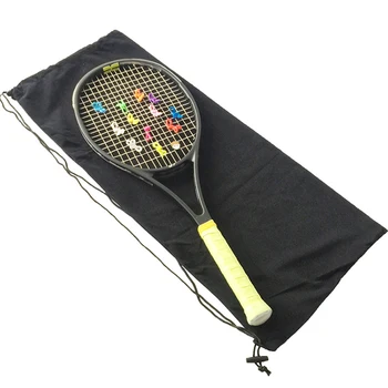 Badminton raketi Kapak Çanta Hafif Yumuşak Pazen Tenis Raketi Koruyucu Kılıf İpli Çanta saklama kutusu Yetişkin İçin