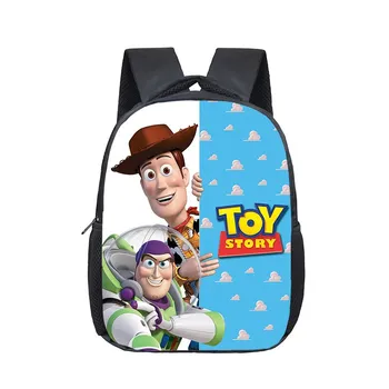 12 inç Disney Oyuncak Hikayesi Woody Buzz Lightyear Okul Çantaları Anaokulu Çocuk okul sırt çantası Kız Erkek Sırt Çantaları Mochila
